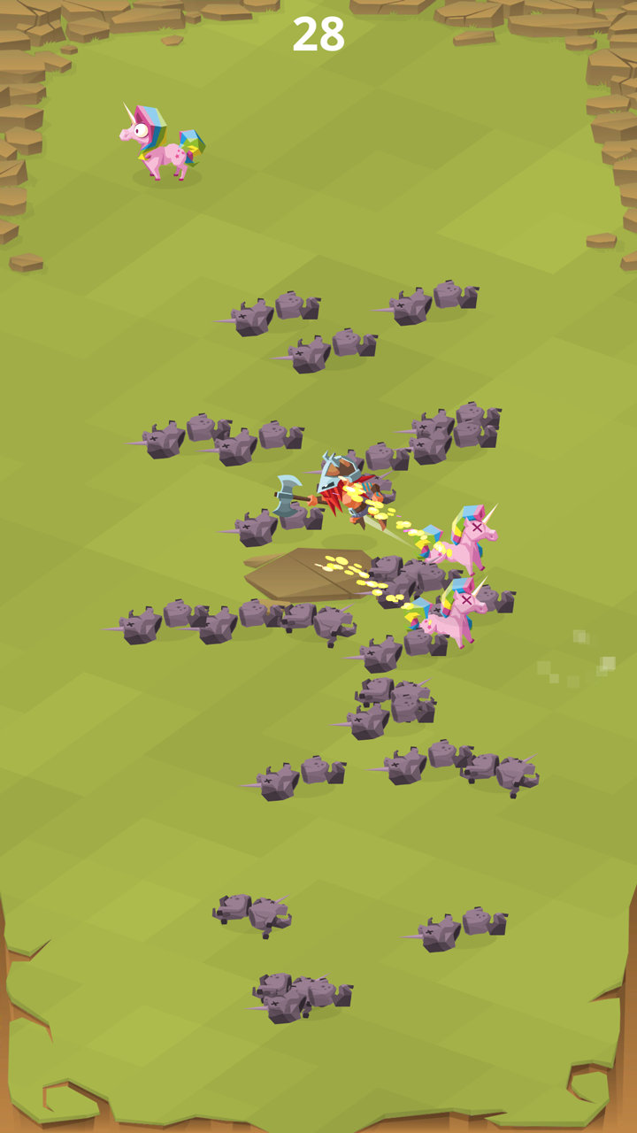 Axe'n'Slash: Vikings vs Unicorns screenshot